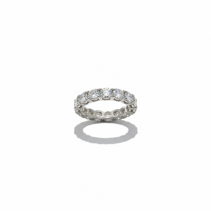4.48 CT Moissanite Eternity Band 