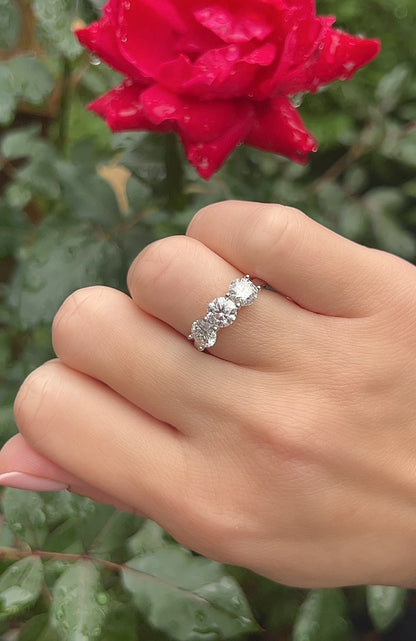 Moissanite Forever Ring 