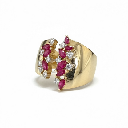 Sprinkled Gemstone Ring 