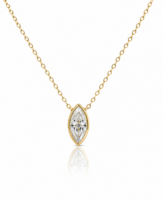 Marquise Pendant Necklace