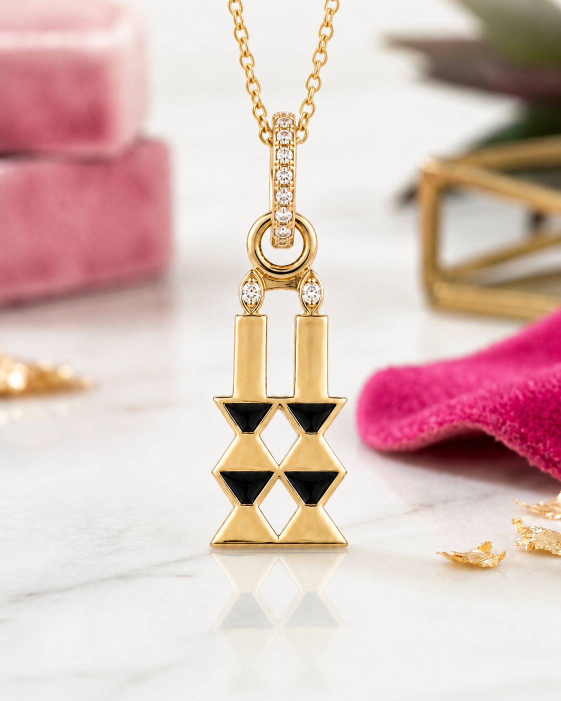 Pre Order Shabbas Candles Charm