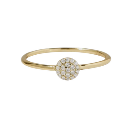 Pave Circle Ring 