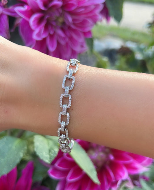 Iced Link Chain Bracelet 