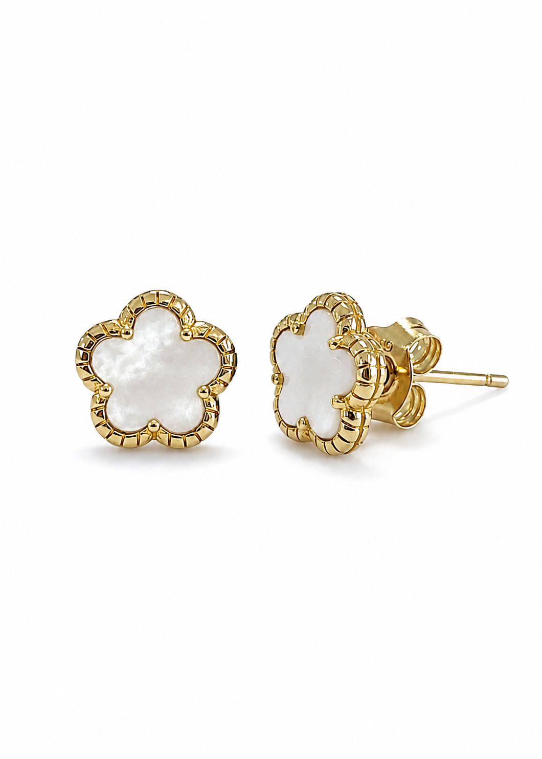 Mini Enamel Flower Stud