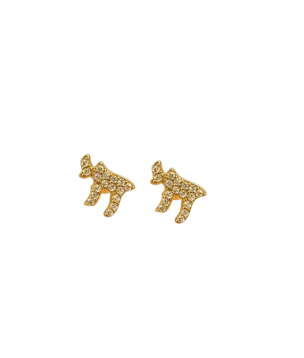 Pave Chai Studs 