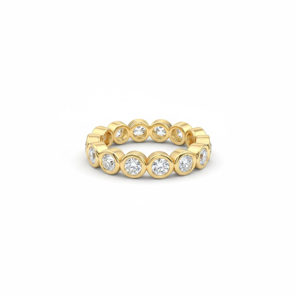 Bezel Eternity Band