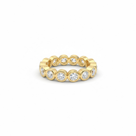 Bezel Eternity Band