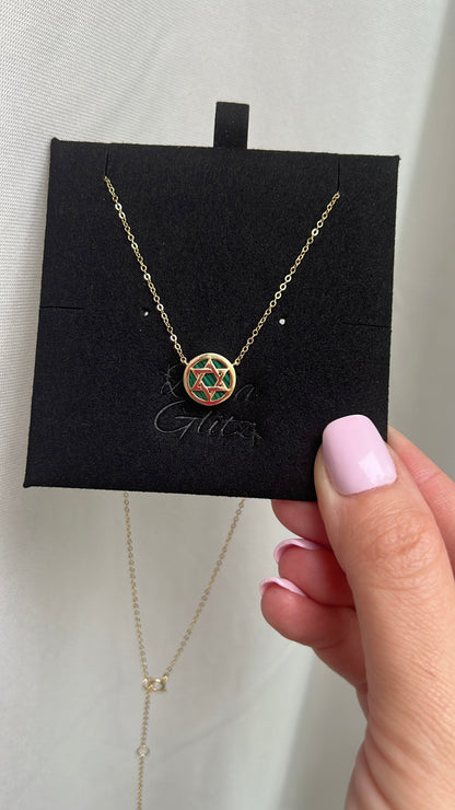 Enamel Star of David 