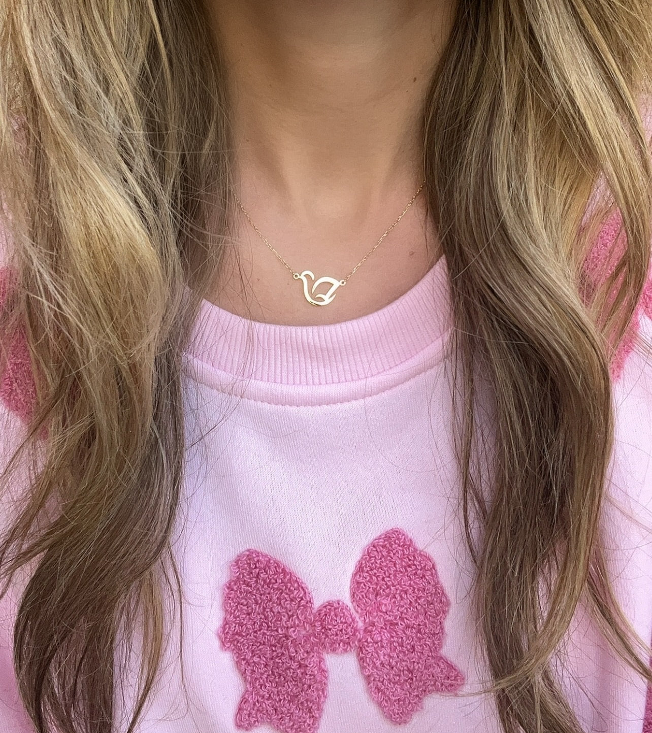 Ezras Nashim Dove Necklace 