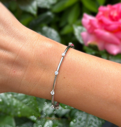 Diamond Accent Bangle 