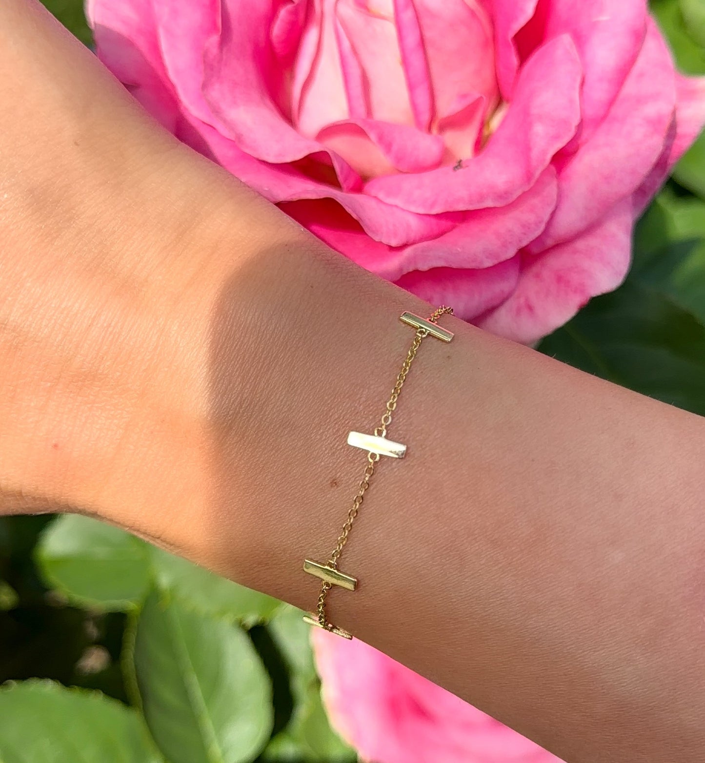 Gold Bar Bracelet 