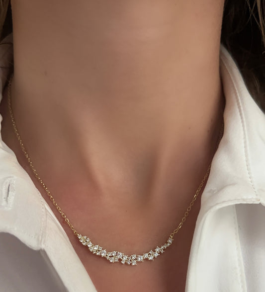 Curved Constellation Necklace 