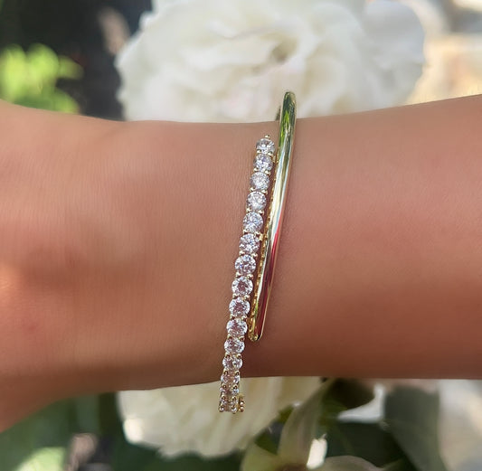 Tennis Wrap Bangle 