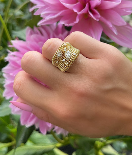 Diamond Rain Ring 