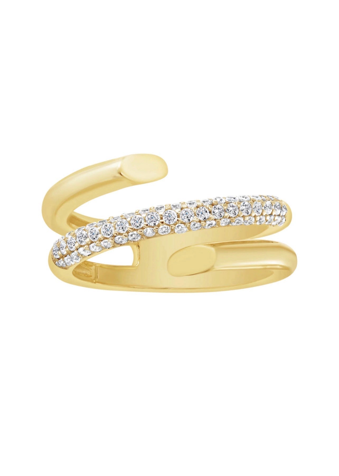 Glitz Swirl Ring 