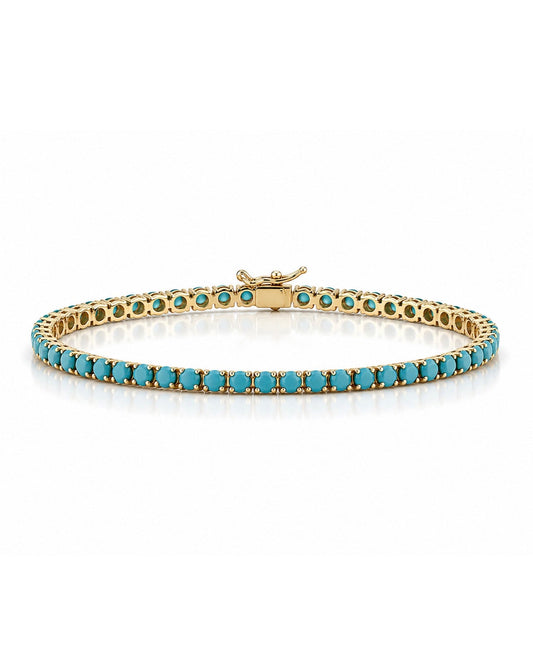 Turquoise Tennis Bracelet 