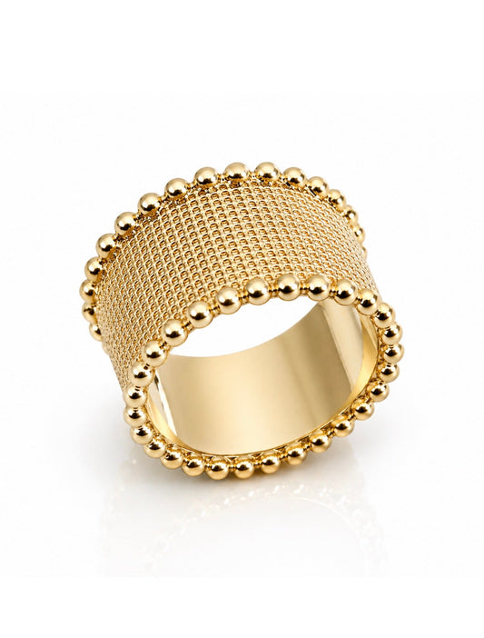 Hammered Band Ring 