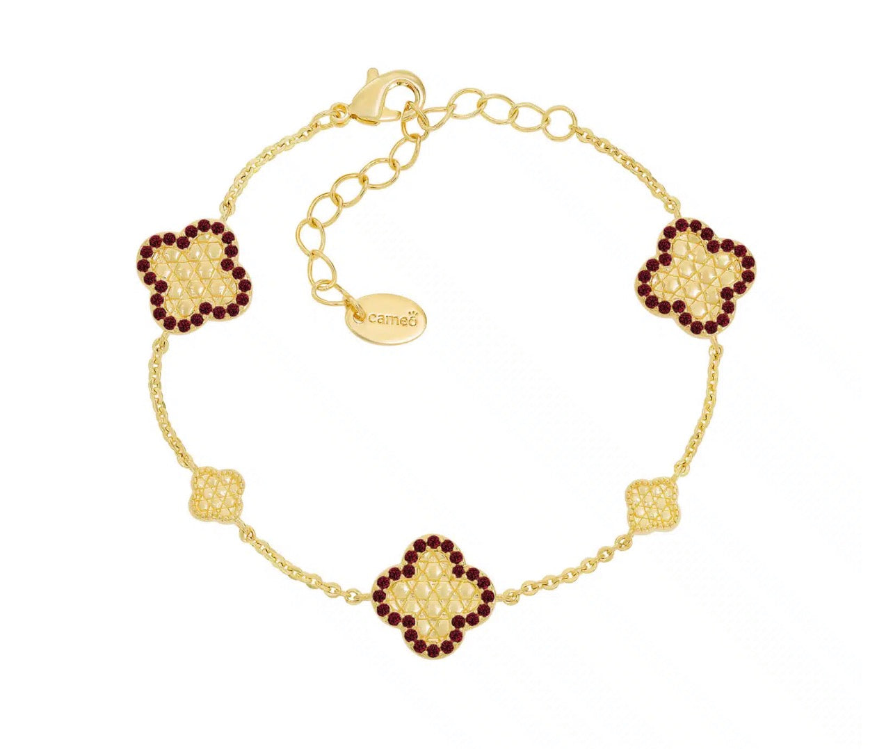 Honeycomb Clovers Bracelet