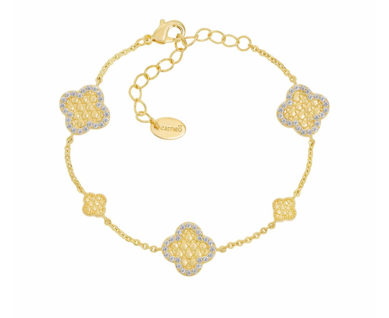 Honeycomb Clovers Bracelet