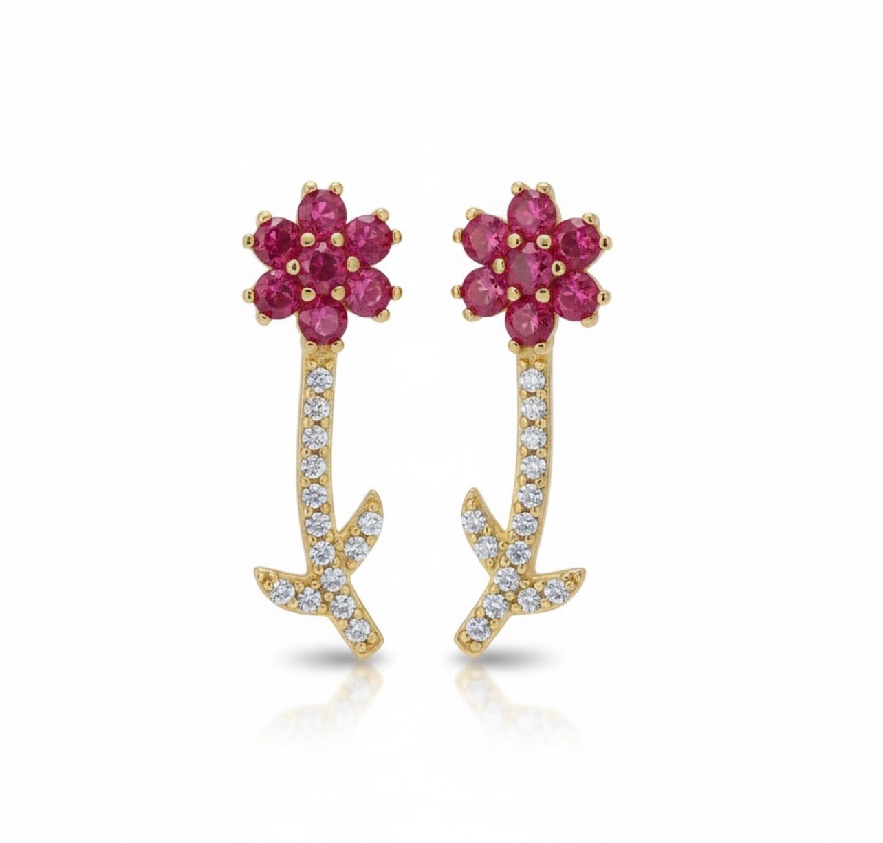 Pink Garden Ear Crawlers 