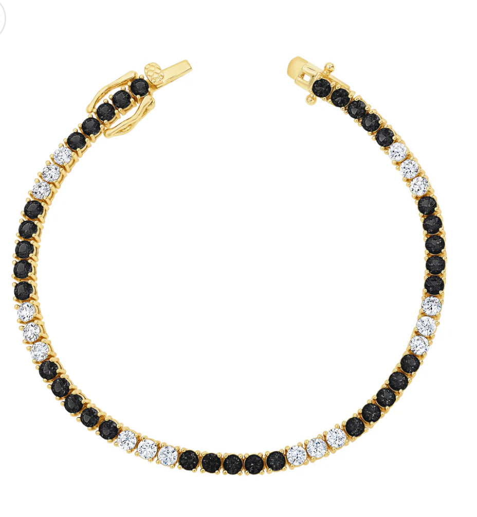 Colorful CZ Tennis Bracelet 