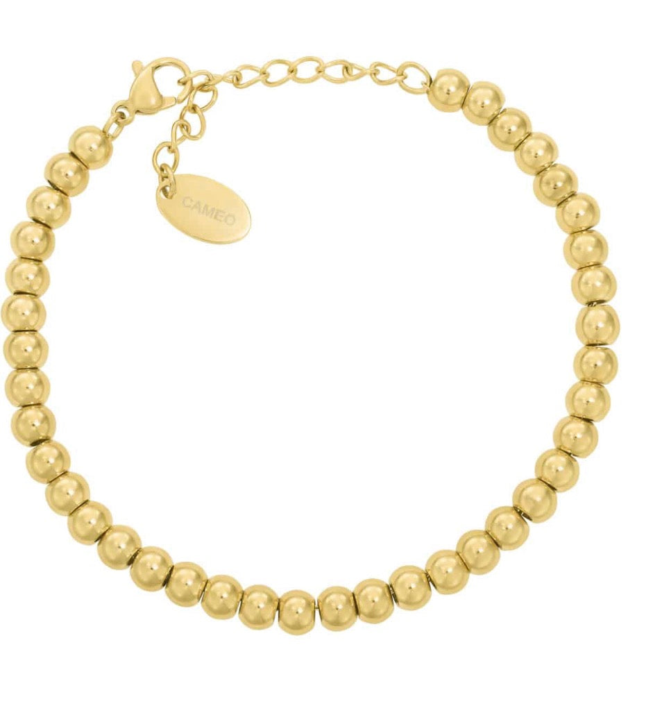 Gold Beaded Bracelet 
