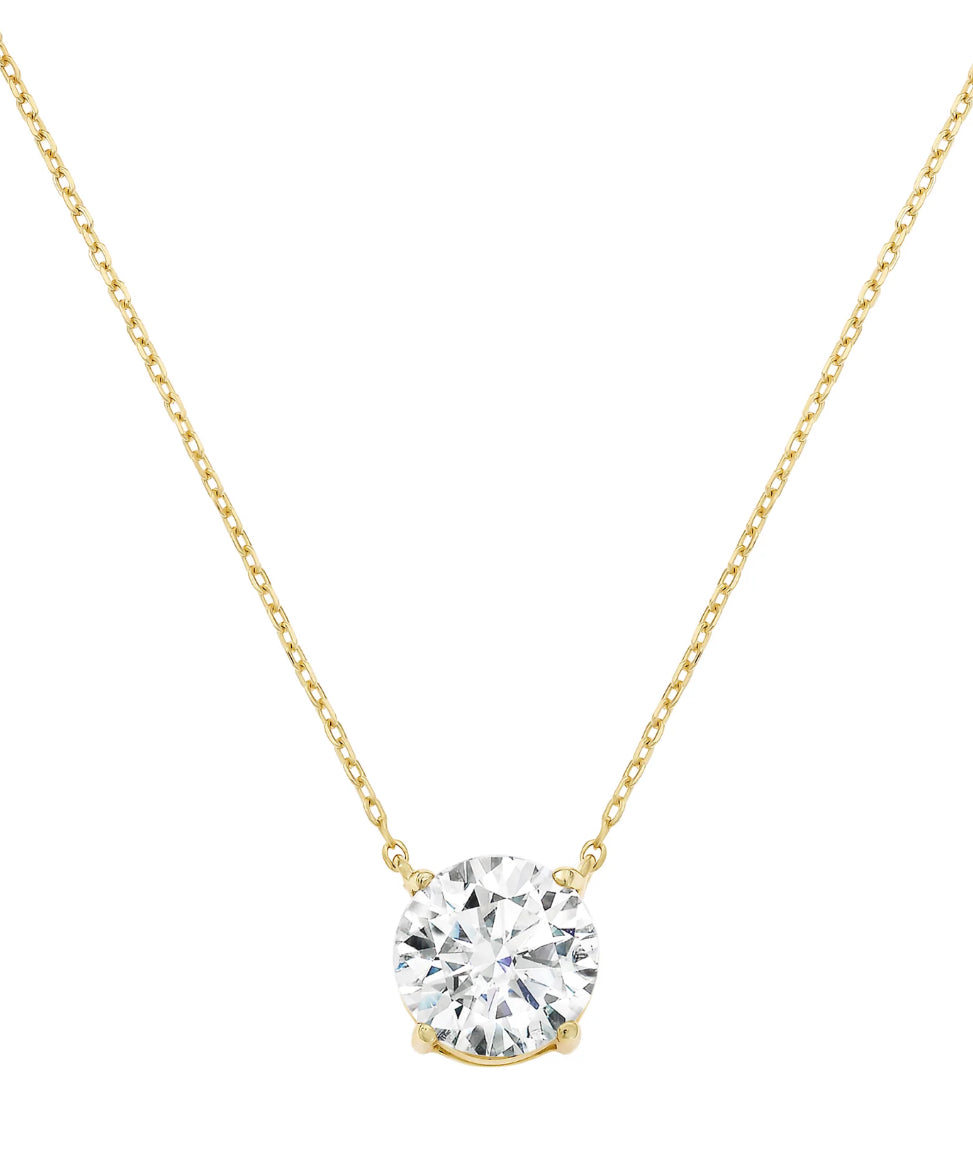 Solitaire Stone Necklace 