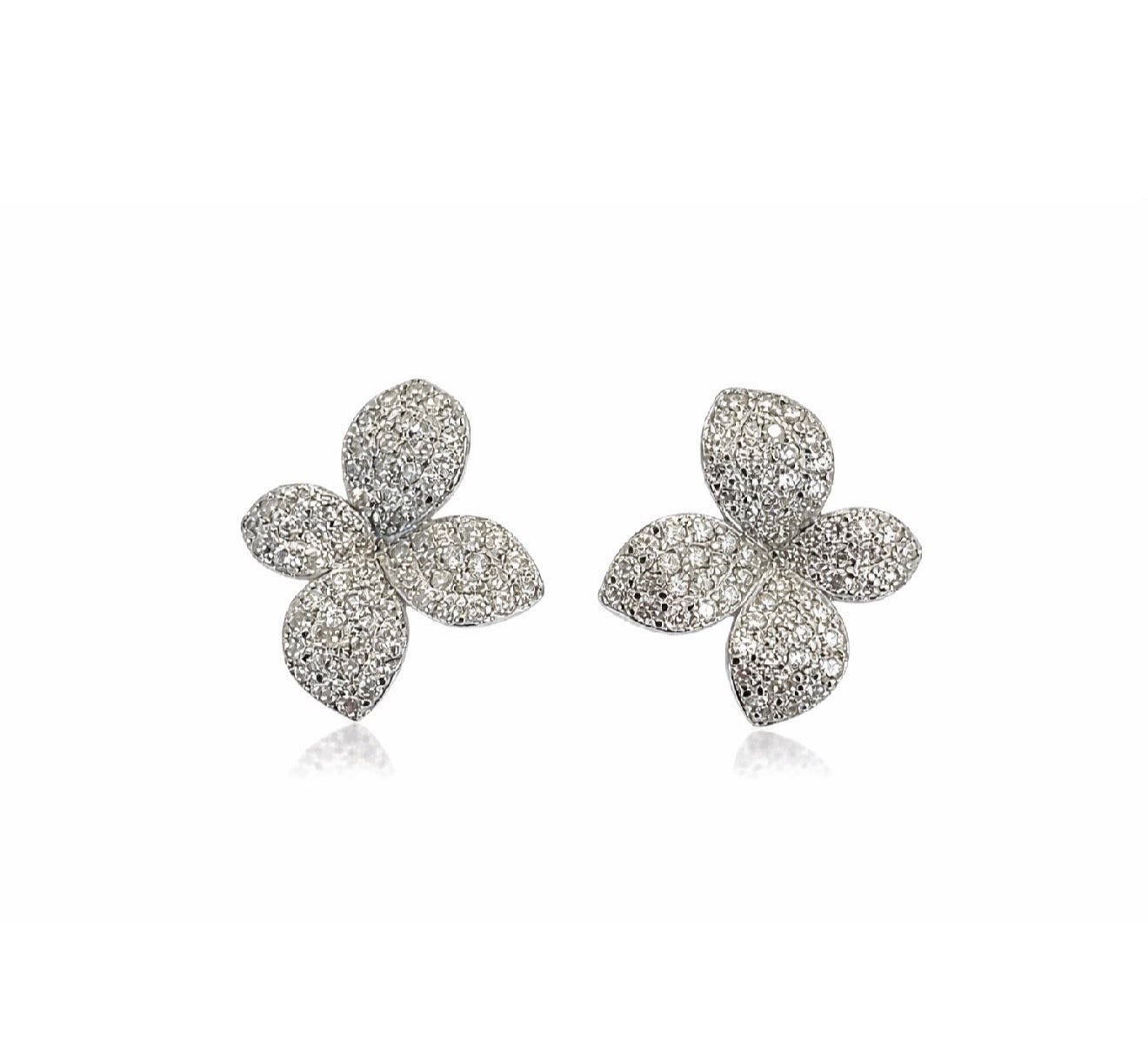 CZ Petal Studs 