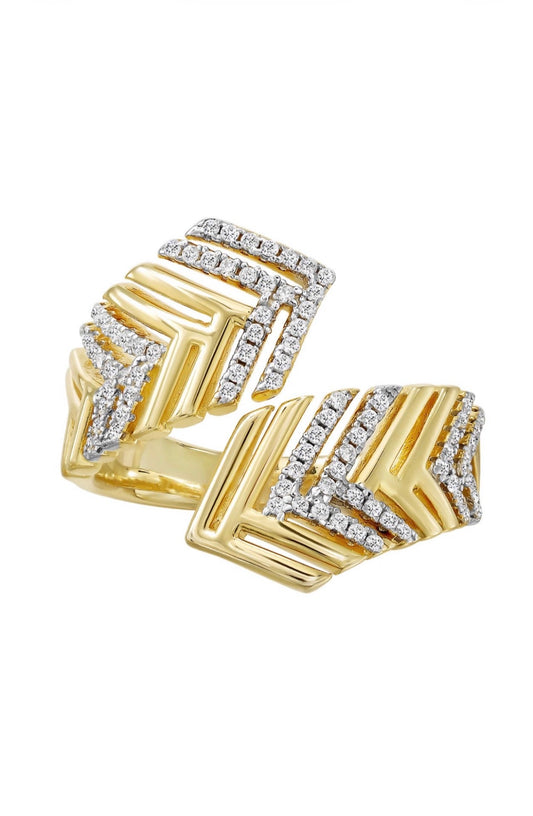 Chevron Wrap Ring 