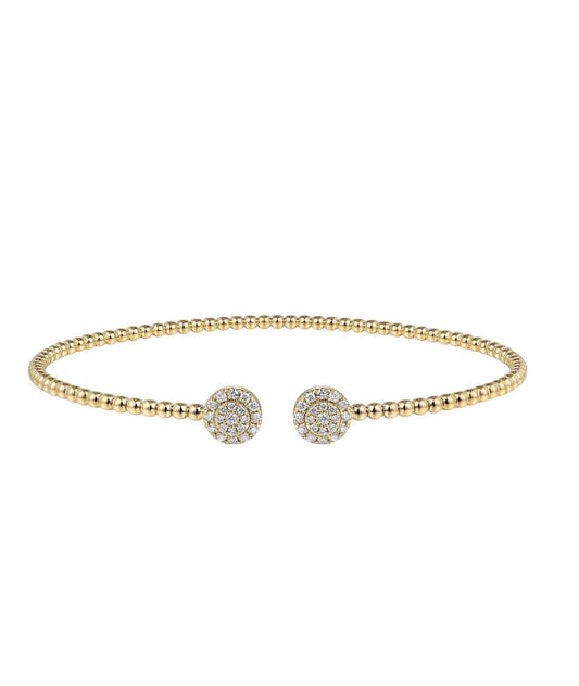 Open Beaded Bangle 