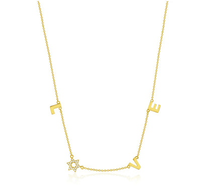 Love Star of David Necklace 