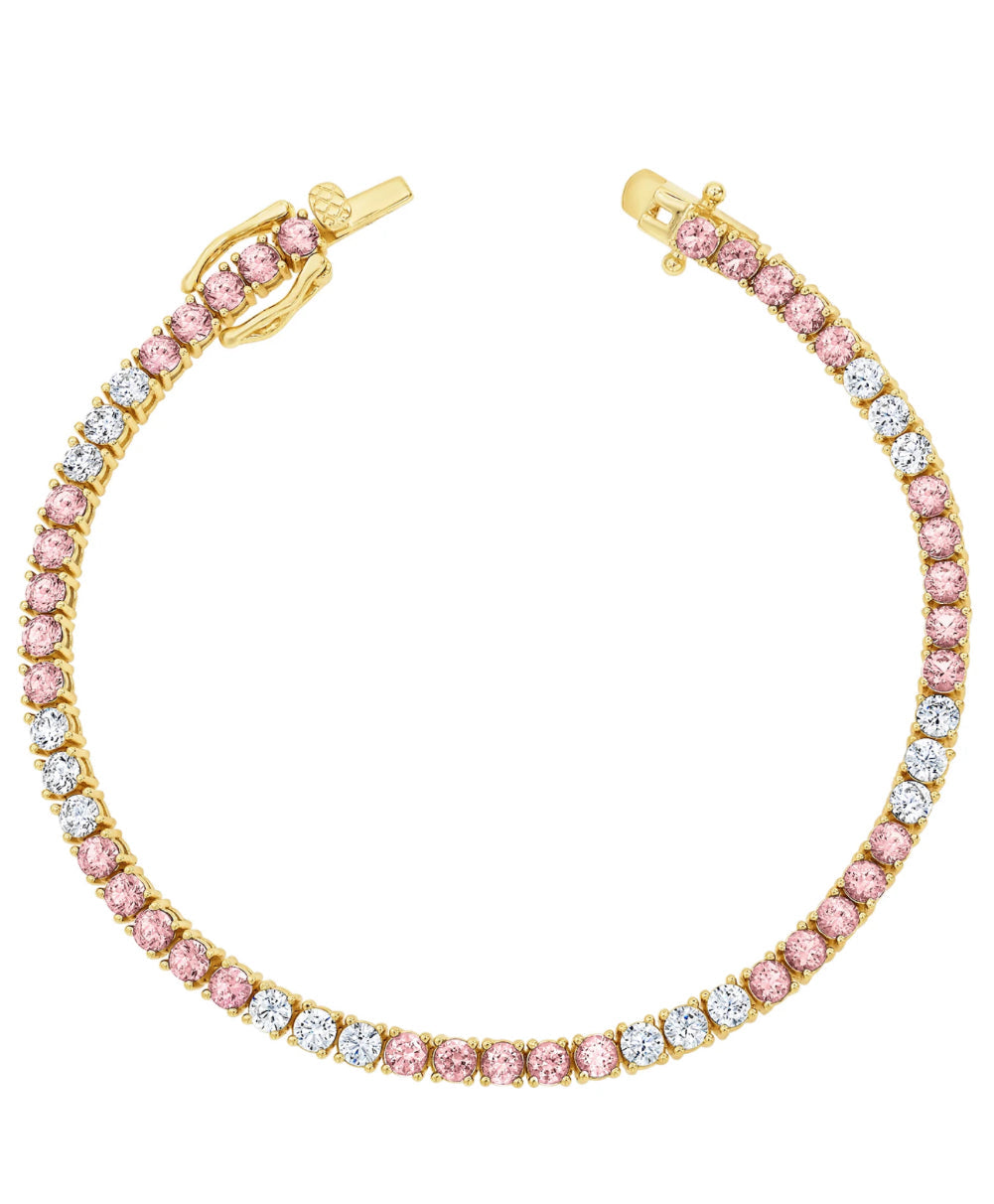 Colorful CZ Tennis Bracelet 