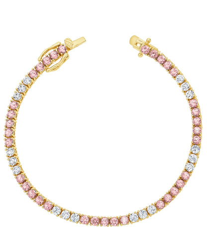 Colorful CZ Tennis Bracelet 