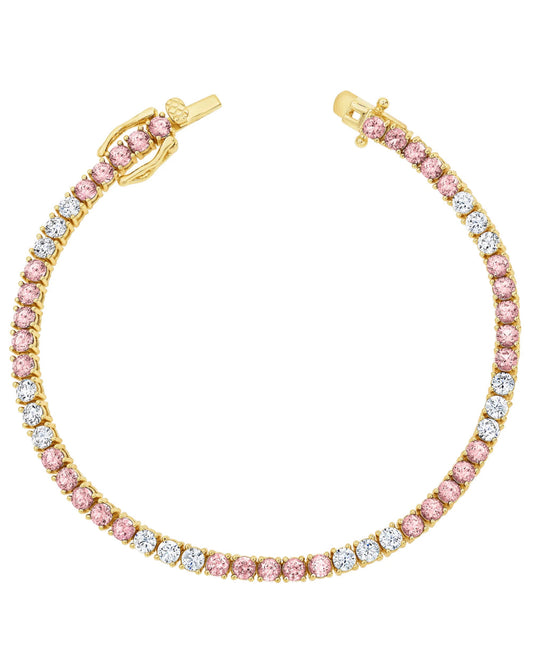 Colorful CZ Tennis Bracelet 