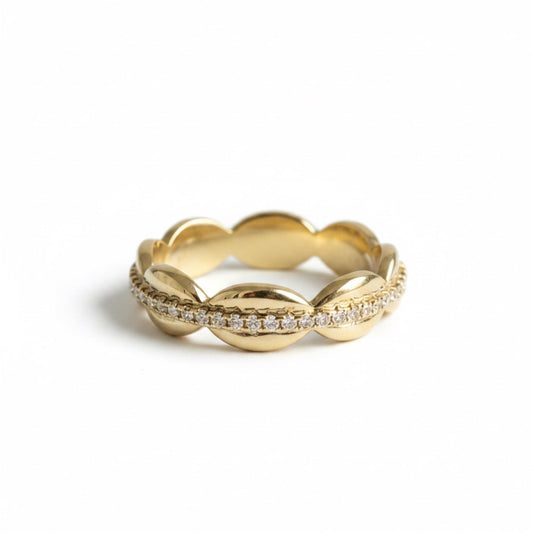 Pave Shell Ring 