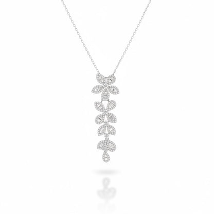 Baguette Daisies Necklace 