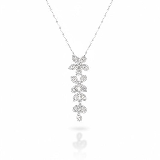 Baguette Daisies Necklace 