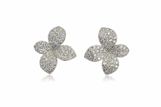CZ Petal Studs 