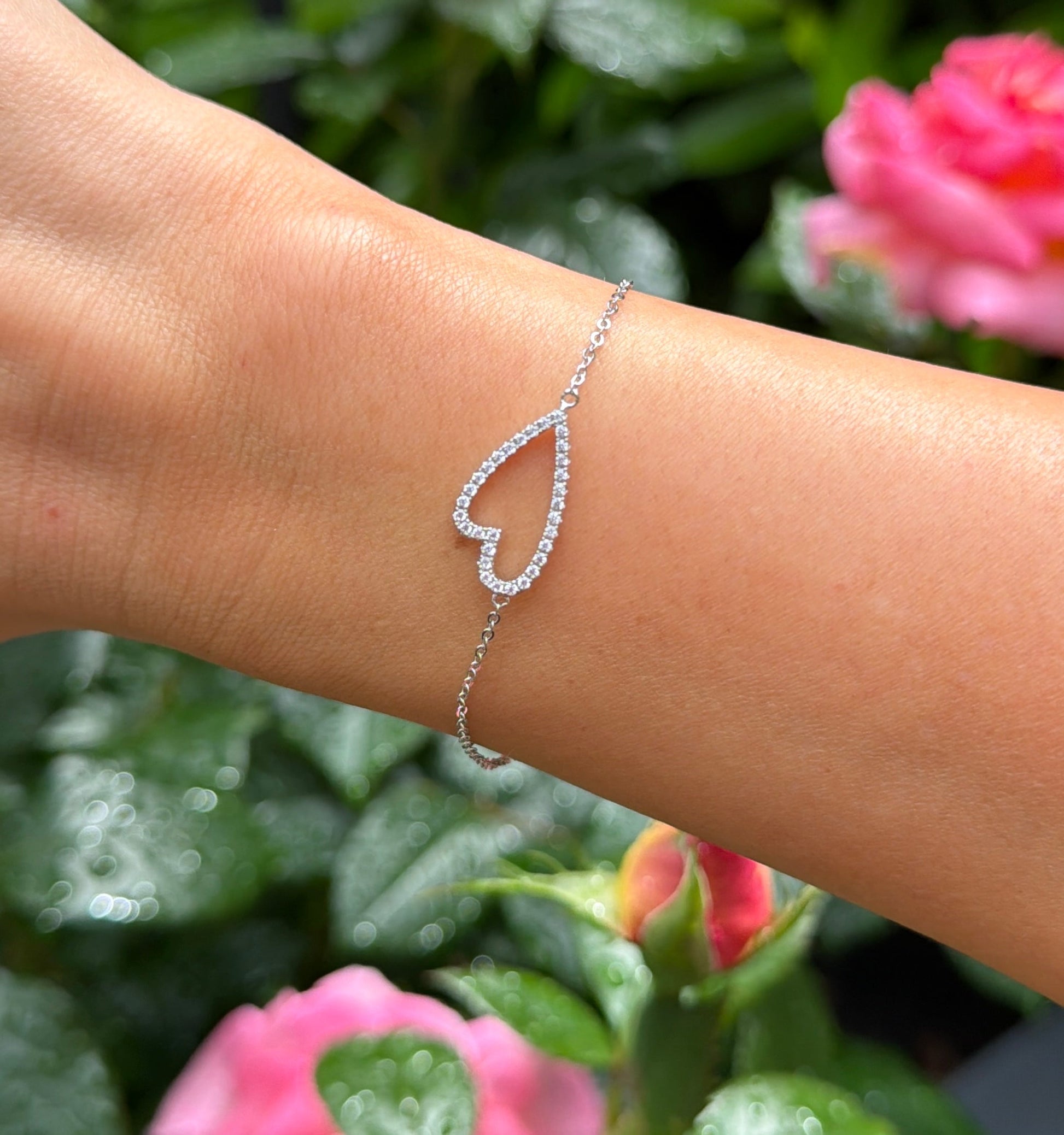 Open Heart Bracelet 