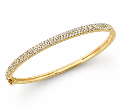 Double Pave Bangle 