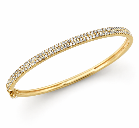Double Pave Bangle 