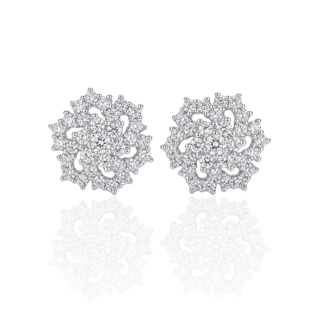 Diamond Lace Studs 