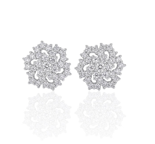 Diamond Lace Studs 