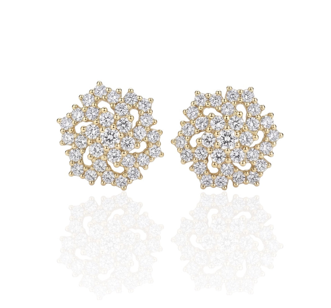 Diamond Lace Studs 