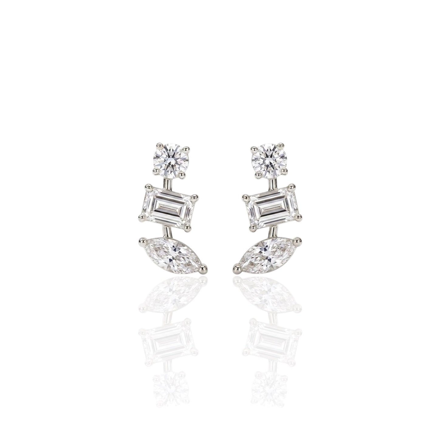 Mixed Stone Stud 