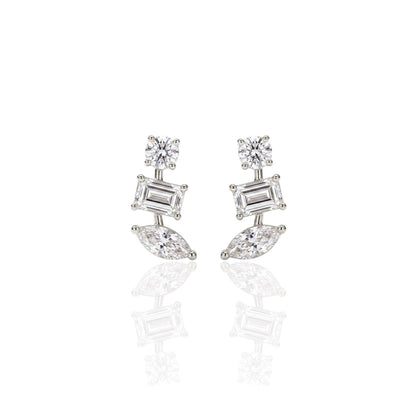 Mixed Stone Stud 