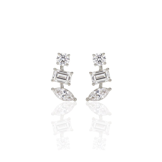 Mixed Stone Stud 