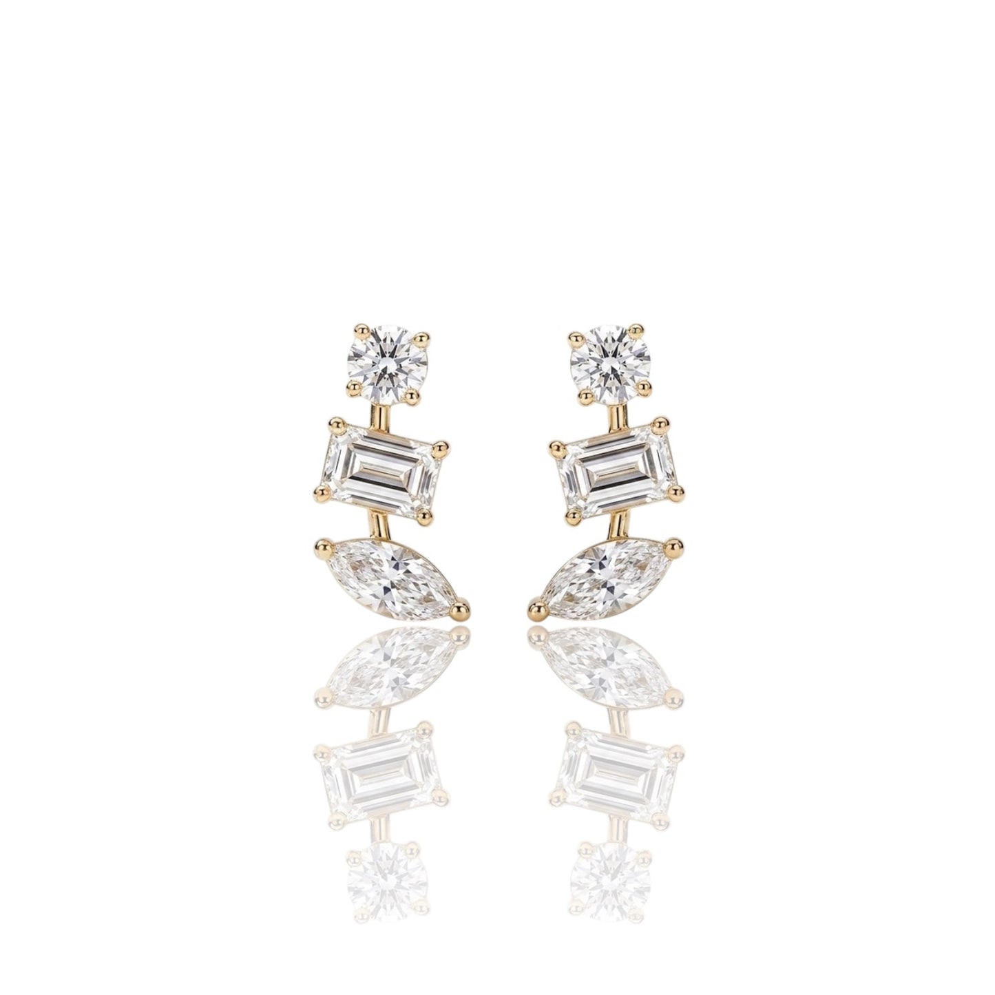 Mixed Stone Stud 