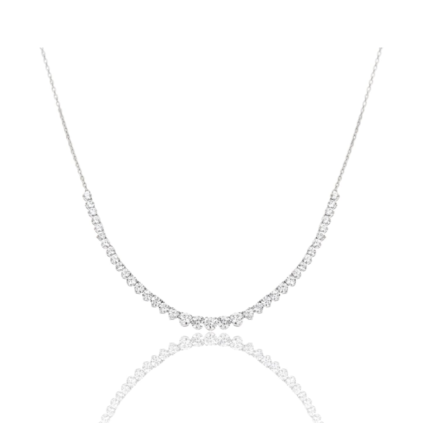 Graduated Tennis Necklace 