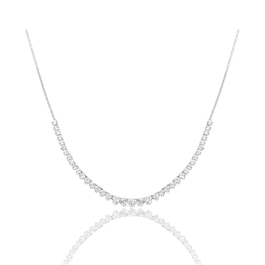 Graduated Tennis Necklace 